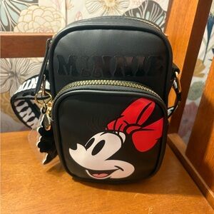 Primark Black and Red Minnie Mouse Crossbody Bag
